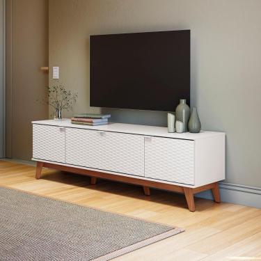 Imagem de Rack Kappesberg 3 Portas 3d Branco 180cm