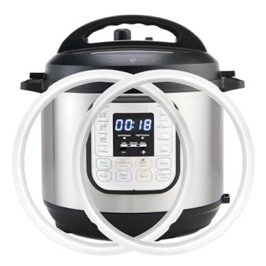 Imagem de Pacote com 2 anéis de vedação para panela instantânea de 6 litros, peças de reposição de silicone de grau alimentício para panela instantânea de 6 litros, acessórios sem BPA para panela instantânea