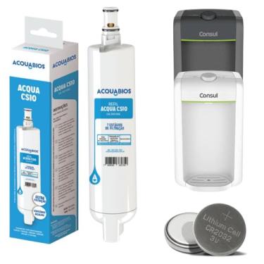 Imagem de Filtro Refil Classe A compatível Purificador Consul Facilite Cpc30 Cpc31 Cpb34 Cpb35 Bateria