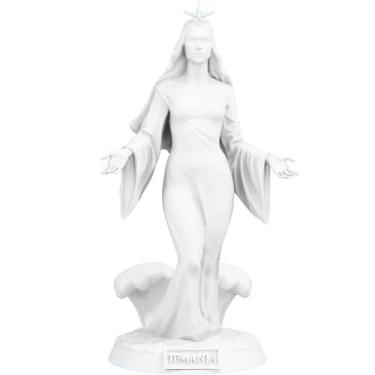 Imagem de Estátua Iemanjá Umbanda Candomblé Padroeira do Amor Estatueta Imagem (Cor Mármore)