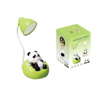 Imagem de Yi Dong Luz noturna de sofá panda com suporte e armazenamento de telefone, brilho branco quente ajustável de 3 níveis, lâmpada de cabeceira recarregável USB-C para mesa, presente de decoração de casa
