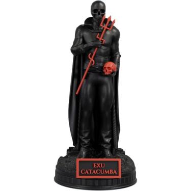 Imagem de Estátua Exu Catacumba Imagem Umbanda Candomblé (Cor Nox Sanguine)