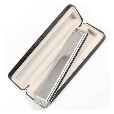 Imagem de Gaita polifônica profissional com 24 furos C, instrumento vibrato, adequado para iniciantes