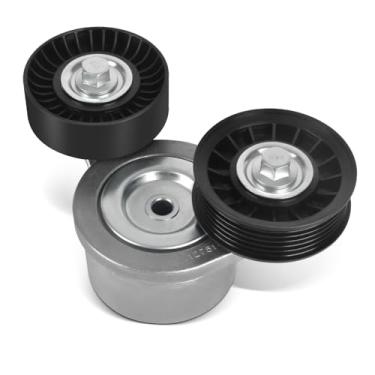 Imagem de HYR 53030958AE Conjunto de polia tensora de correia de transmissão apto para Jeep 2005-2010 Grand Cherokee, 2004-2012 Liberty, Commander, Dodge 04-11 Dakota, 04-09 Durango, Nitro, Ram 1500, Mitsubishi