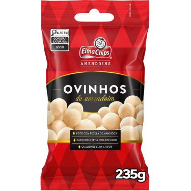 Imagem de Ovinhos de Amendoim Elma Chips 235g
