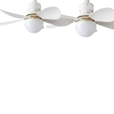 Imagem de KIT 2 Ventilador de Teto Moderno com Luz LED, Controle Remoto, 6 Hélices 110w-220w(2 Ventilador de Teto)