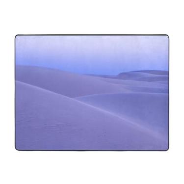 Imagem de ZERAOKE Tapete de área do deserto 48 x 63 polegadas, lavável na máquina com suporte antiderrapante, tapetes macios para sala de estar, quarto, entrada, quarto de crianças, decoração de casa