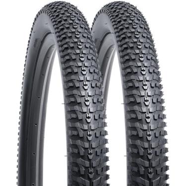 Imagem de YUNSCM 2 peças de pneus de mountain bike de 61 cm 24 x 2,30/58-507 compatíveis com pneus de bicicleta de montanha 24 x 2,25 24 x 2,30 (Y-1490)