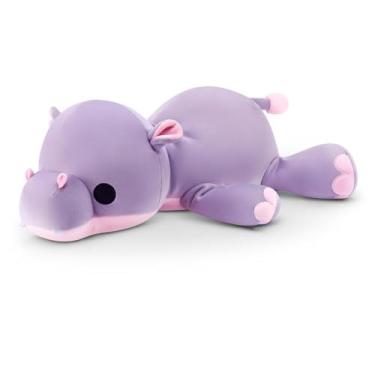 Imagem de Pelúcia Hug-A-Lumps Média 1,5kg - Hipopótamo Harley