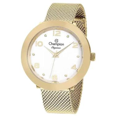 Imagem de Relógio Feminino Elegance Champion Dourado CN24511H-Feminino