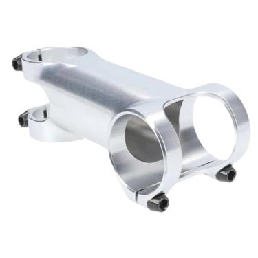 Imagem de Mesa de Bicicleta MTB/Estrada/Gravel Ultraleve, Fabricada em Liga de Alumínio 7075 T6 CNC, Apenas 67g, Ângulos de Inclinação de 6 a 17°(110mm SilverAngle -6 degrees)