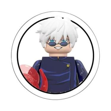Imagem de Blocos De Montar Jujutsu Kaisen Mini Figuras De Ação Itadori Yuji Gojo