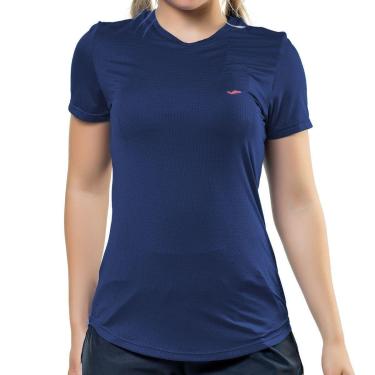 Imagem de Camiseta Feminina Running Tecido Furadinho Elite - Rosa Fluor - G-Feminino