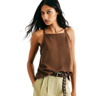 Imagem de Blusa Hering Feminina Halterneck Em Peach Touch-Feminino