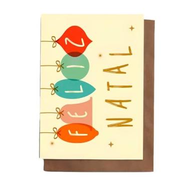 Imagem de Best Christmas Cartão de Natal, Papel Texturizado 250g, 21 x 14,8cm, com Envelope Kraft e QR Code, Personalizável