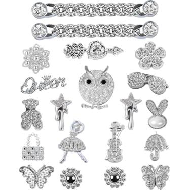 Imagem de DAWZYYBF Pingentes de sapato para mulheres, correntes douradas femininas para sandálias de tamanco