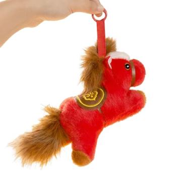 Imagem de Cavalo de pelúcia, adorável boneca colecionável deitada - animais de pelúcia de cavalo | para adultos, meninos, meninas, aniversário, Natal, Ano Novo Lunar Chinês, lembrancinhas de festa de Páscoa