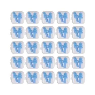 Imagem de Protetores De Ouvido De Silicone Macio À Prova d'Água Reutilizáveis Re