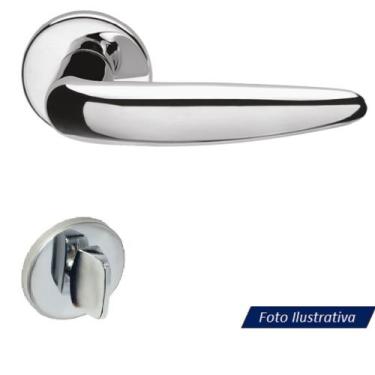 Imagem de Fechadura VERT 2 - 55mm CROMADA Zamack Imab Conjunto