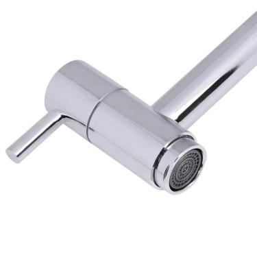 Imagem de Torneira Para Cozinha Bica Baixa Mesa Aço Inox Abertura Rápida C60 Classic Liege