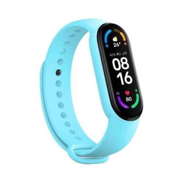 Imagem de Pulseira De Silicone Para Xiaomi Mi Band 4 5 6 7 Relógio Esportivo Mib
