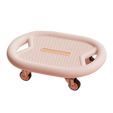 Imagem de SPYMINNPOO Skate de Fitness Abdominal Durável Melhora a Função Cardiorrespiratória para Modelagem e Equilíbrio do Corpo Com Joelheira, Material Plástico EVA Leve e Portátil para Uso Em Academias Domésticas (#3)