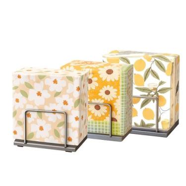 Imagem de 60un Guardanapo papel decorado folha dupla premium Mod - D7 - yangzi