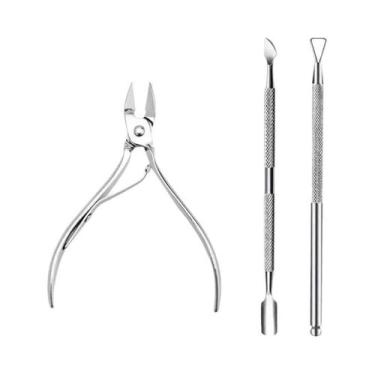 Imagem de Cortador De Unhas Em Aço Inoxidável, Tesoura Multifuncional, Removedor