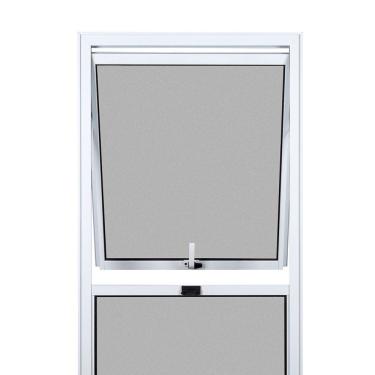 Imagem de Janela Maxim-Ar 1 Secção Bandeira Fixa Inferior Vidro Mini Boreal 100X50 Topsul  Esquadrisul Branco
