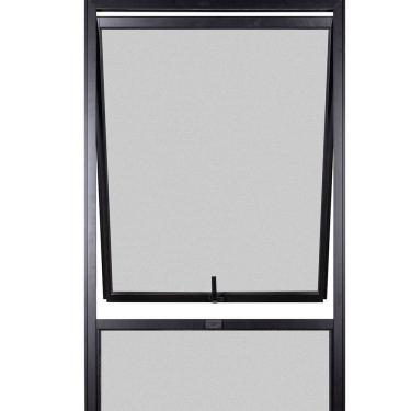 Imagem de Janela Maxim-Ar 1 Secção Bandeira Fixa Inferior Vidro Mini Boreal 120X80 Topsul  Esquadrisul Preto