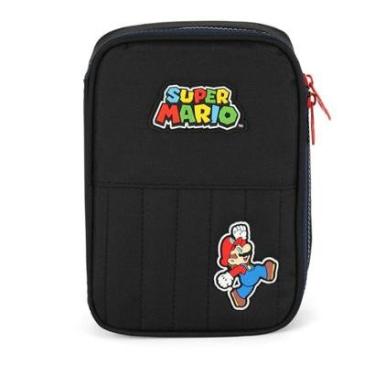 Imagem de Estojo Escolar Box Super Mario Bros Azul 100 Pens-Unissex