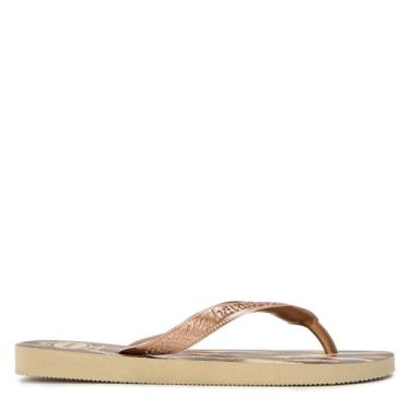 Imagem de Chinelo Areia/Rose Gold/Rose Gold Top Animals Havaianas Womens n° 41/42