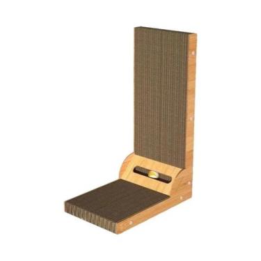 Imagem de Arranhador Para Gatos Em Forma De L, Desmontável, Brinquedo De Madeira