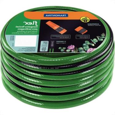 Imagem de Mangueira Agua Tramontina Trancada Verde/Preta 1/2'' 25M 79167/250, Pr