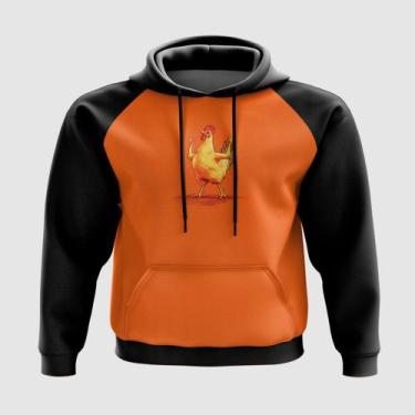 Imagem de Blusa com Capuz Galinha Dançando Folia - Fabriqueta, M