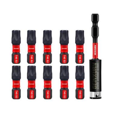 Imagem de Conjunto De Bits Magnéticos Impact Tough Com Cabeça Torx Em Aço Liga S