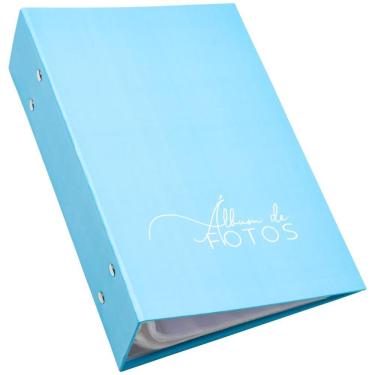 Imagem de Album De Fotos 10X15/512 Azul Bebê Especial P / Meu Príncipe