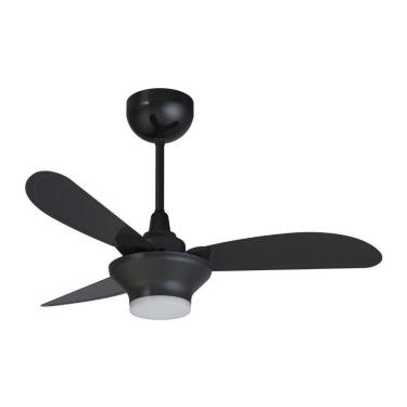 Imagem de Ventilador de Teto Ventisol Mistral Inverter Led Preto C-controle Bivolt