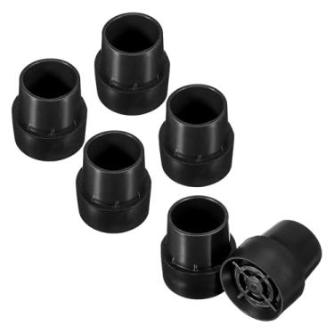 Imagem de YELARXI Tampas de perna de mini trampolim, 6 peças e 2,5 cm de diâmetro e pontas de borracha antiderrapantes para pés (substituição de manga de perna de cadeira/peças de trampolins)