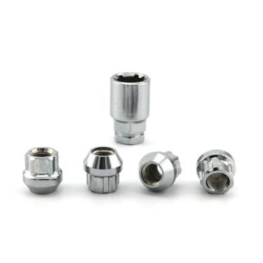 Imagem de Parafuso de pneu de cubo de roda de carro 4 peças M12X1,5 M12X1,25 porcas de trava de roda peças modificadas parafusos de roda (M12X1,5)