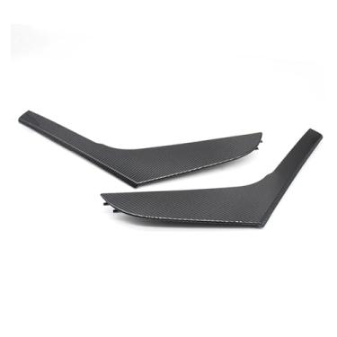 Imagem de Compatível com vw golf 6 gti mk6 2009 2010 2011 2012 2013 2014 acessórios interiores do carro maçaneta da porta capa painel guarnição substituição(Carbon Fiber 1 pair)