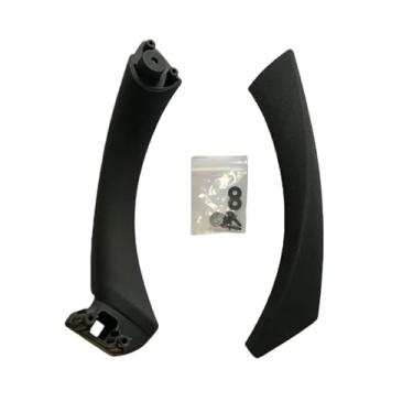 Imagem de Compatível com BMW série 3 E90 E91 328 330 335 Cinza Bege Preto esquerda Direita Maçaneta interna do carro Porta interna Painel de apoio de braço(Black(on the left))