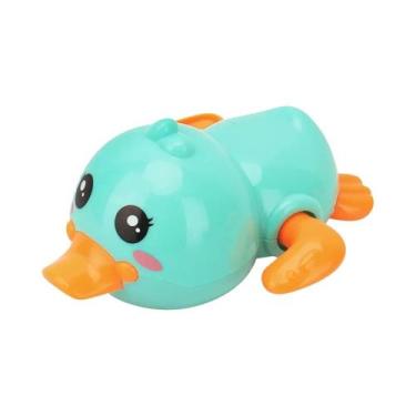 Imagem de Brinquedos De Banho Para Bebês: Pato De Natação E Veículo De Desenho A
