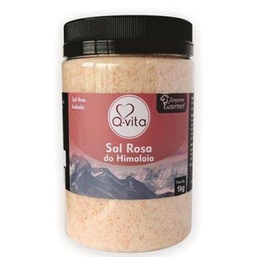 Imagem de Sal Rosa Fino Q VITA Pote  1 Kg