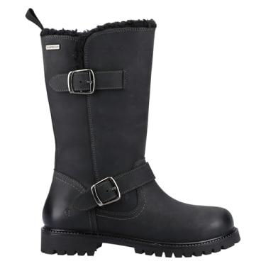 Imagem de Hush Puppies Bota feminina Winnie cano médio, Preto, 38