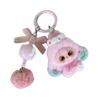 Imagem de Chaveiro De Desenho Animado Fofo Com Revestimento Flocado, Decoração P