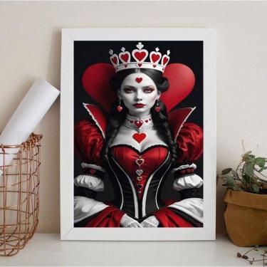 Imagem de Quadro Decorativo Arquétipo Rainha Copas 24X18Cm - Com Vidro