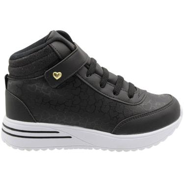 Imagem de Tênis Infantil Club Happy Cano Alto Glitter Menina