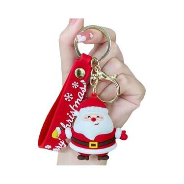 Imagem de Chaveiro De Boneco De Neve De Natal Fofo, Pingente Para Carro, Acessór