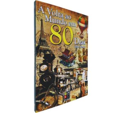 Imagem de A Volta ao Mundo em 80 Dias Júlio Verne Pé da Letra